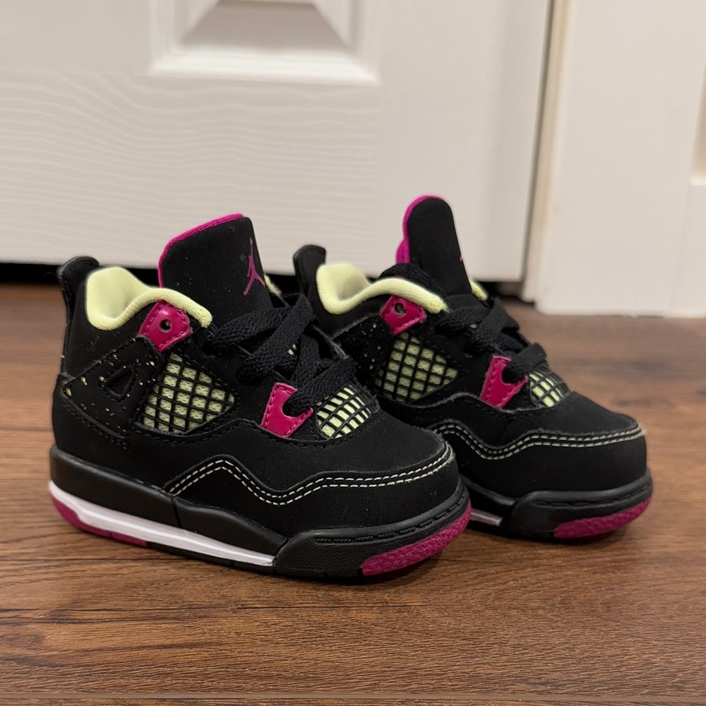 Air Jordan 4 Retro Toddler Sneakers - Size 4C